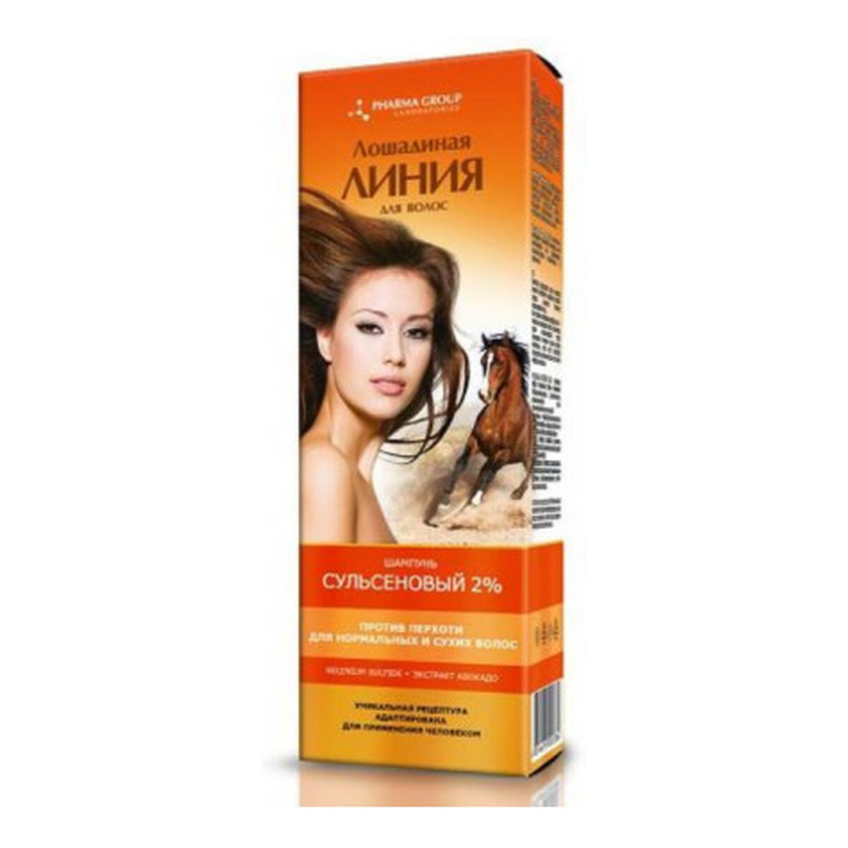 Pharma Group Horse line Szampon przeciwłupieżowy Sulsena 2% normalne i suche 200ml