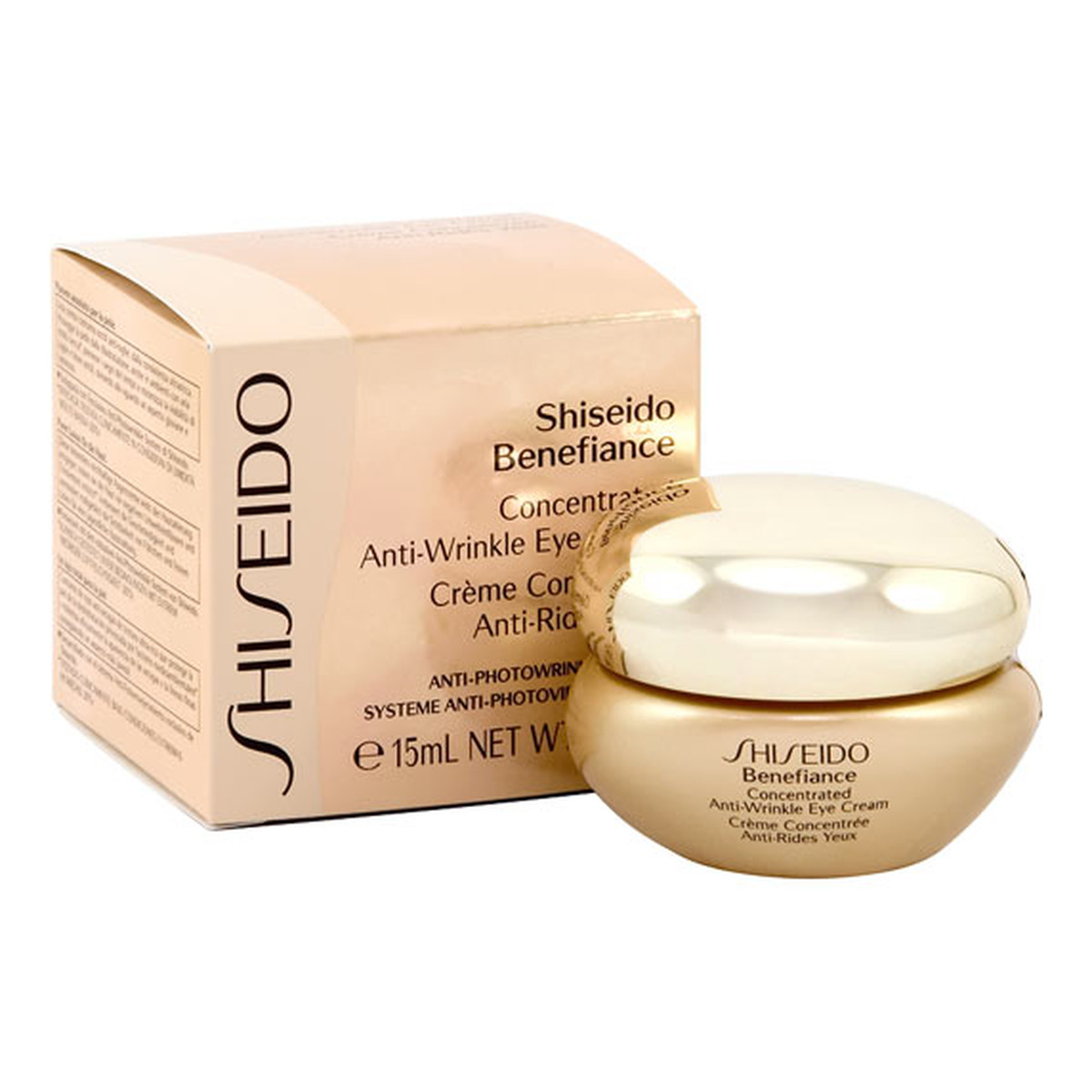 Shiseido Benefiance Skoncentrowany krem przeciwzmarszczkowy pod oczy 15ml