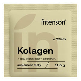 Kolagen + witamina c + kwas hialuronowy suplement diety ananas 11.5g