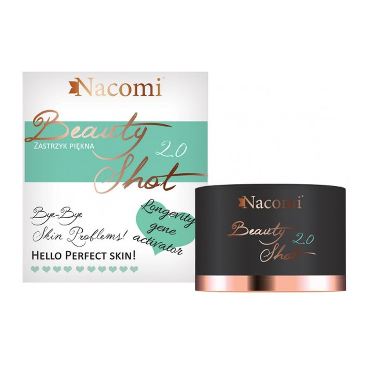 Nacomi Beauty Shot 2.0 zastrzyk piękna serum-krem do twarzy 30ml