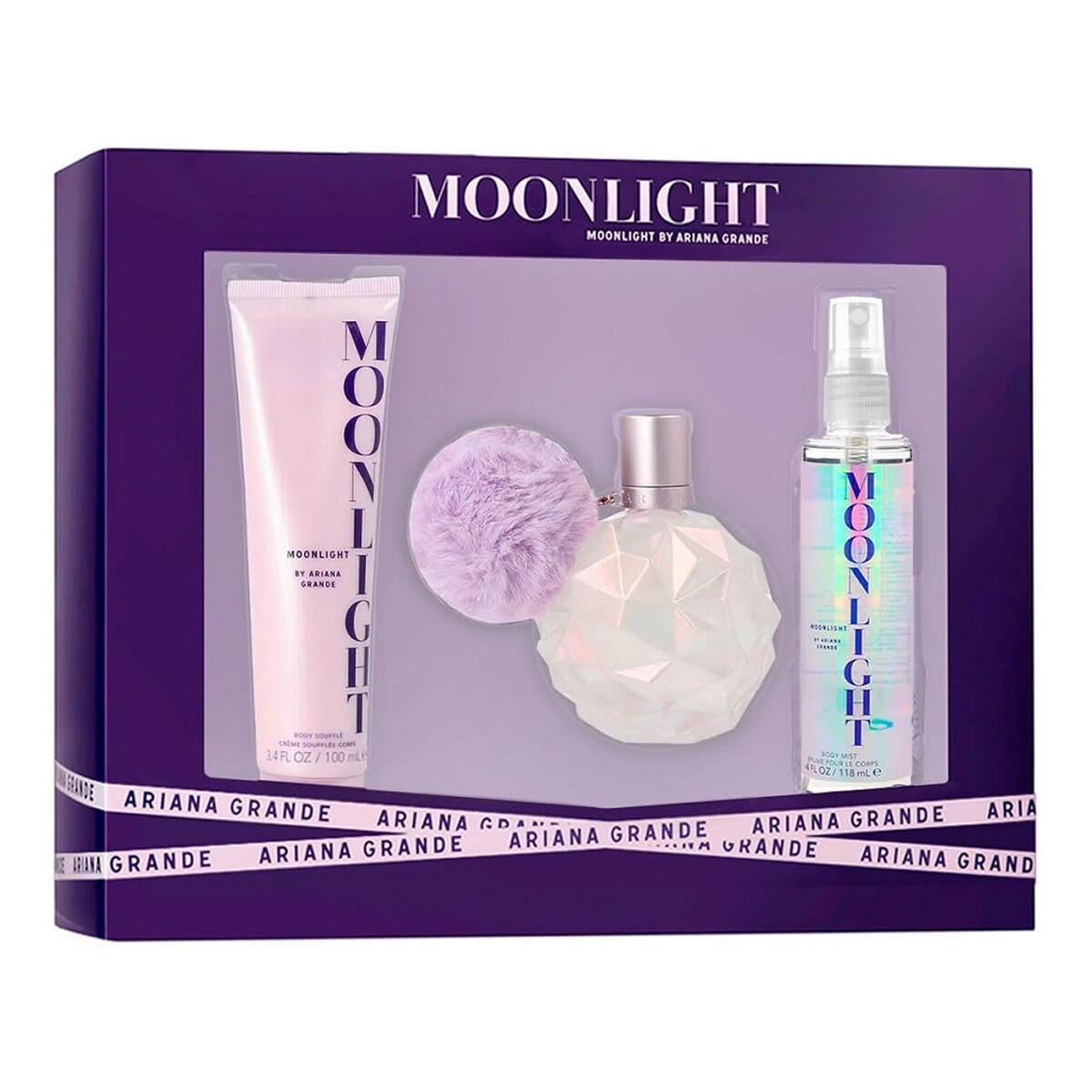 Ariana Grande Moonlight Zestaw woda perfumowana spray 100ml + mgiełka do ciała 118ml + balsam do ciała 100ml
