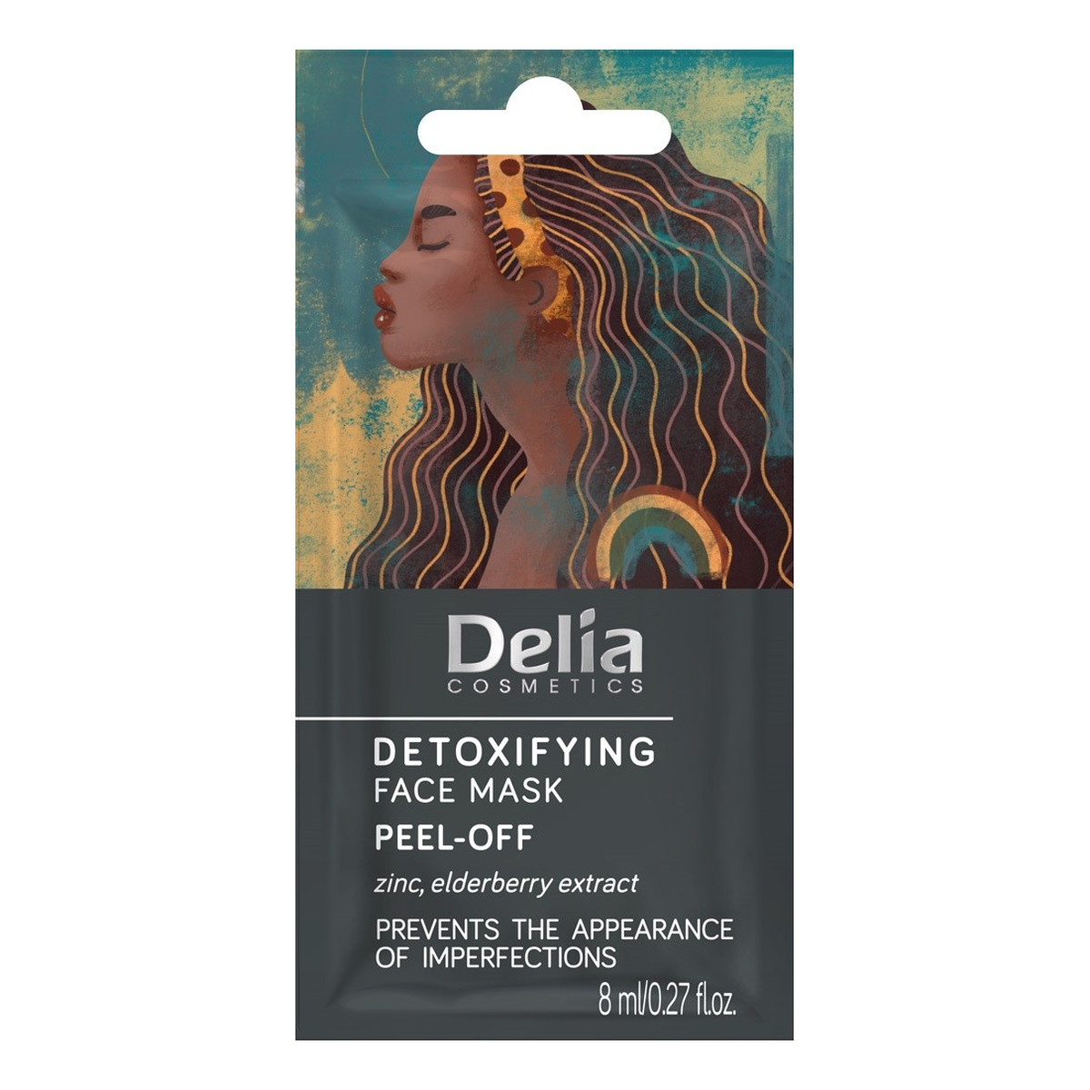 Delia Maseczka na twarz detoksykująca - peel-off 8ml