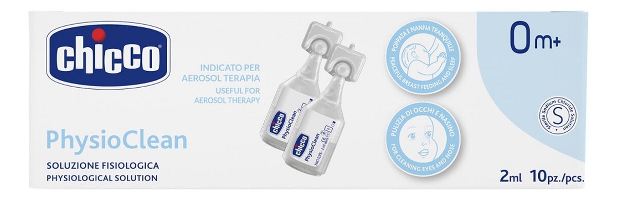 Physioclean izotoniczny roztwór soli fizjologicznej 10x2ml