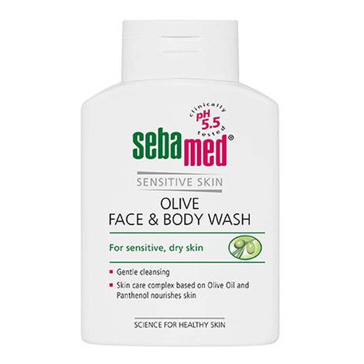 Sebamed Sensitive Skin oliwkowa emulsja do mycia twarzy i ciała 20ml