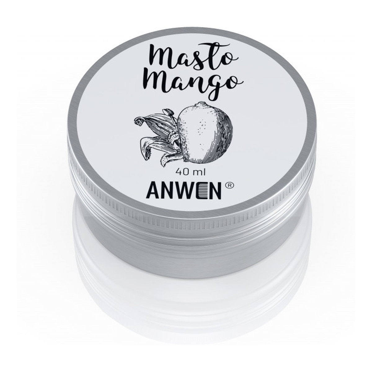 Anwen Masło mango do włosów wysokoporowatych 40ml