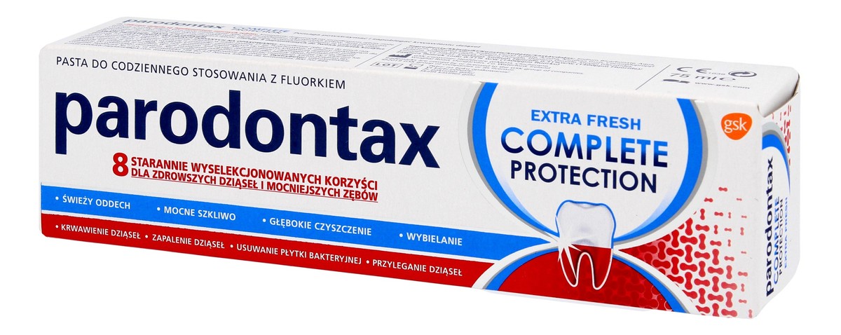Parodontax pasta do zębów complete protection extra fresh-
