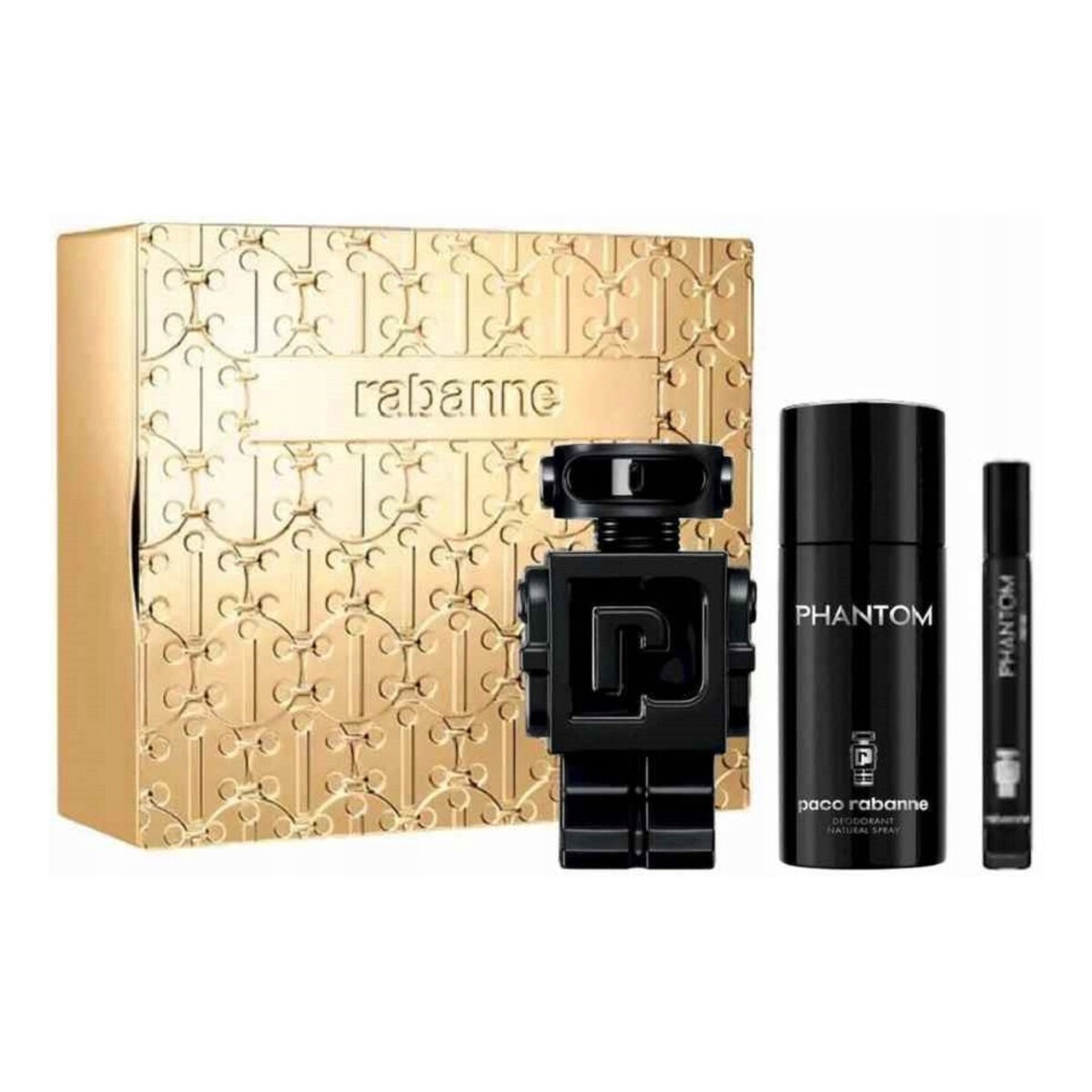 Paco Rabanne Phantom Zestaw perfumy spray 100ml + dezodorant spray 150ml + miniatura perfum 10ml