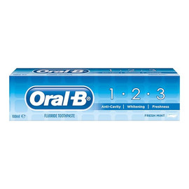 1-2-3 pasta do zębów z dodatkiem fluoru mint