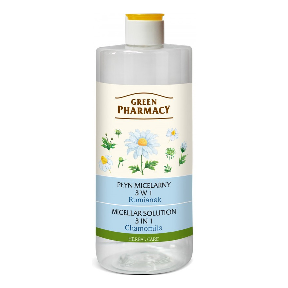 Green Pharmacy Herbal Cosmetics Face Care Płyn Micelarny 3 w 1 Rumianek 500ml