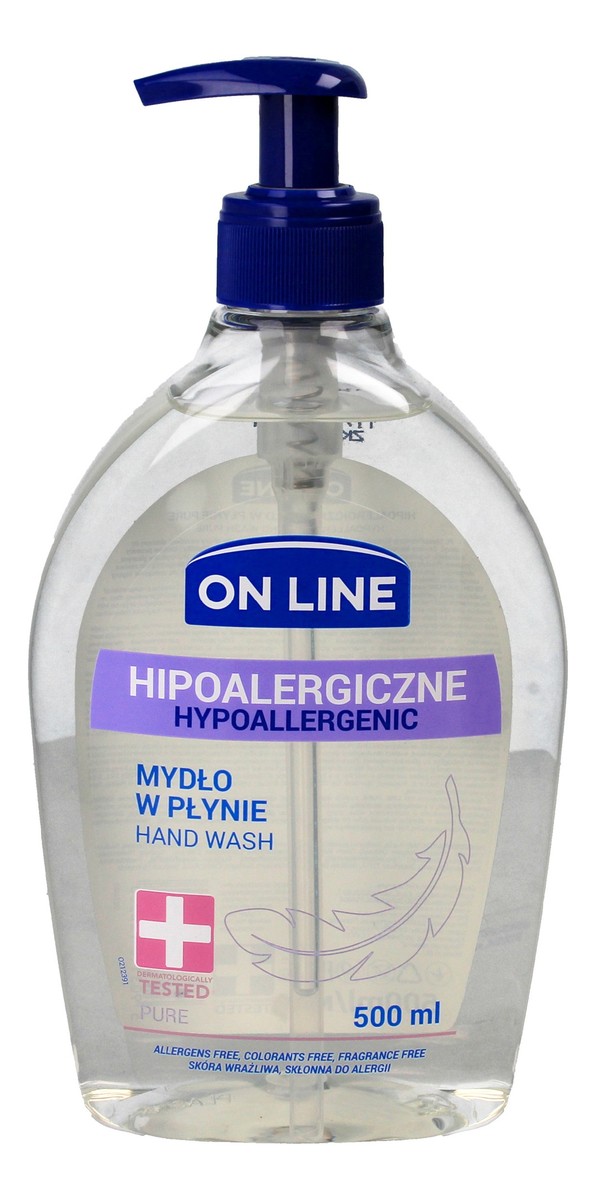 Mydło w dozowniku Hipoalergiczne Pure