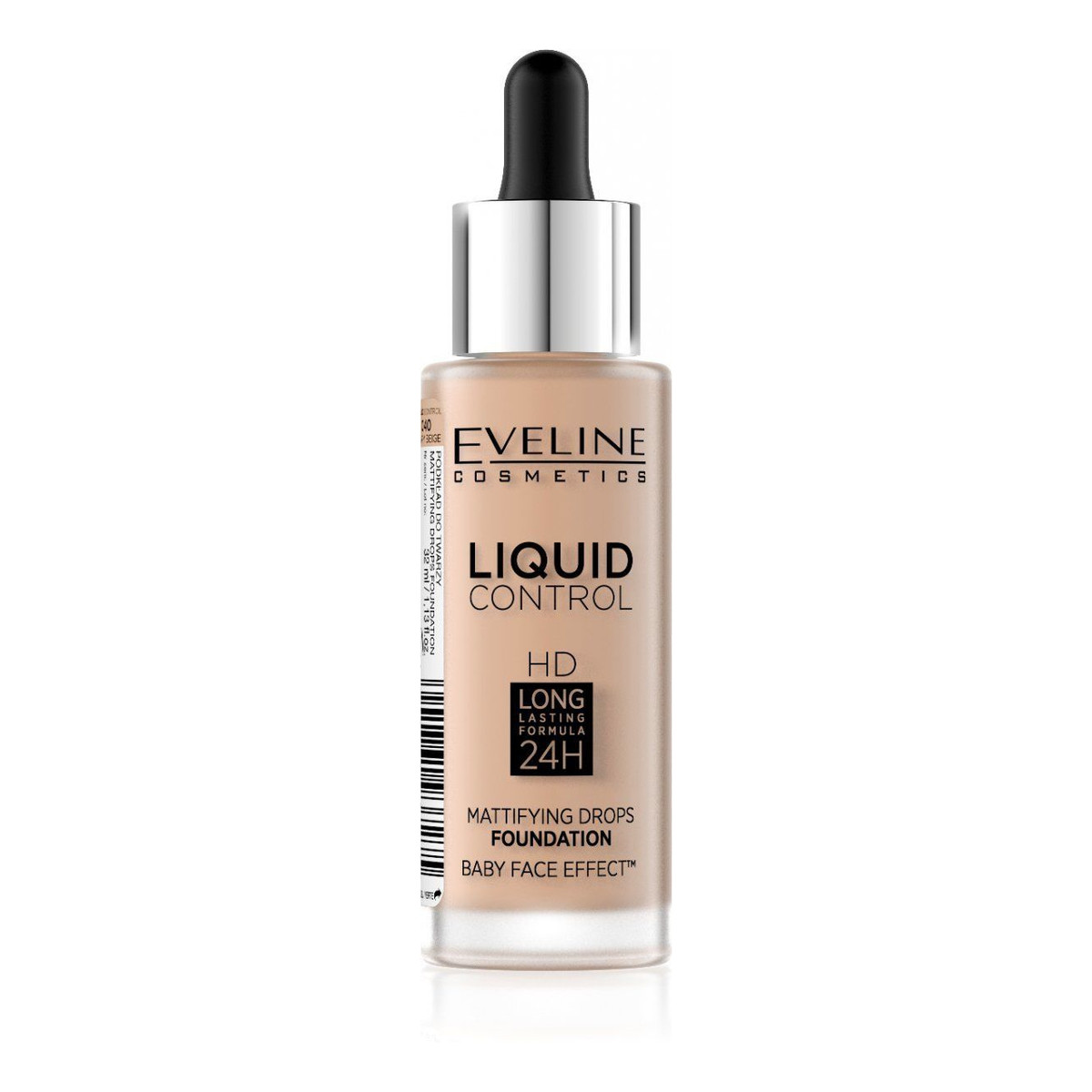 Eveline Liquid Control HD PODKŁAD DO TWARZY DŁUGOTRWAŁY 32ml