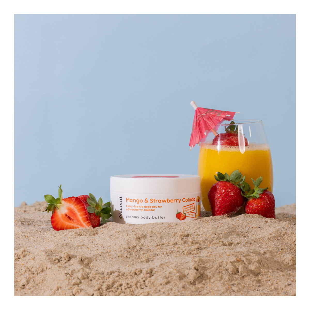 Kremowe masło do ciała o zapachu mango i truskawcolady