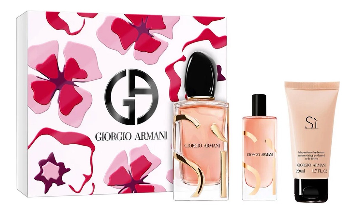 Zestaw woda perfumowana spray 100ml + balsam do ciała 50ml + woda perfumowana spray 15ml