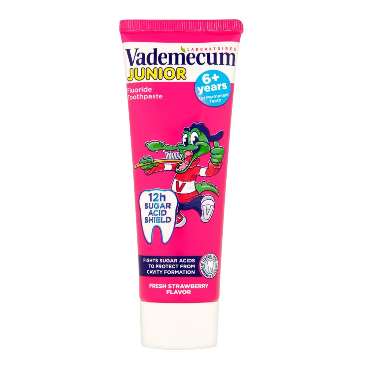 Vademecum Junior Pasta do zębów o smaku soczystej truskawki 6+ 75ml