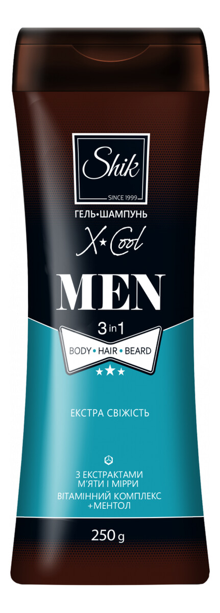 Żel pod prysznic i szampon dla mężczyzn 3w1