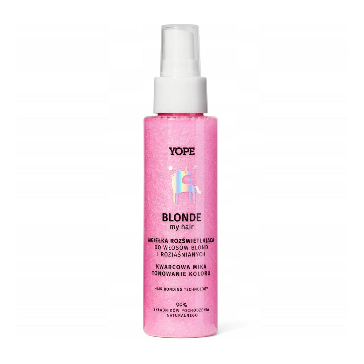 Yope Blonde My Hair Mgiełka rozświetlająca do włosów kwarc 100ml