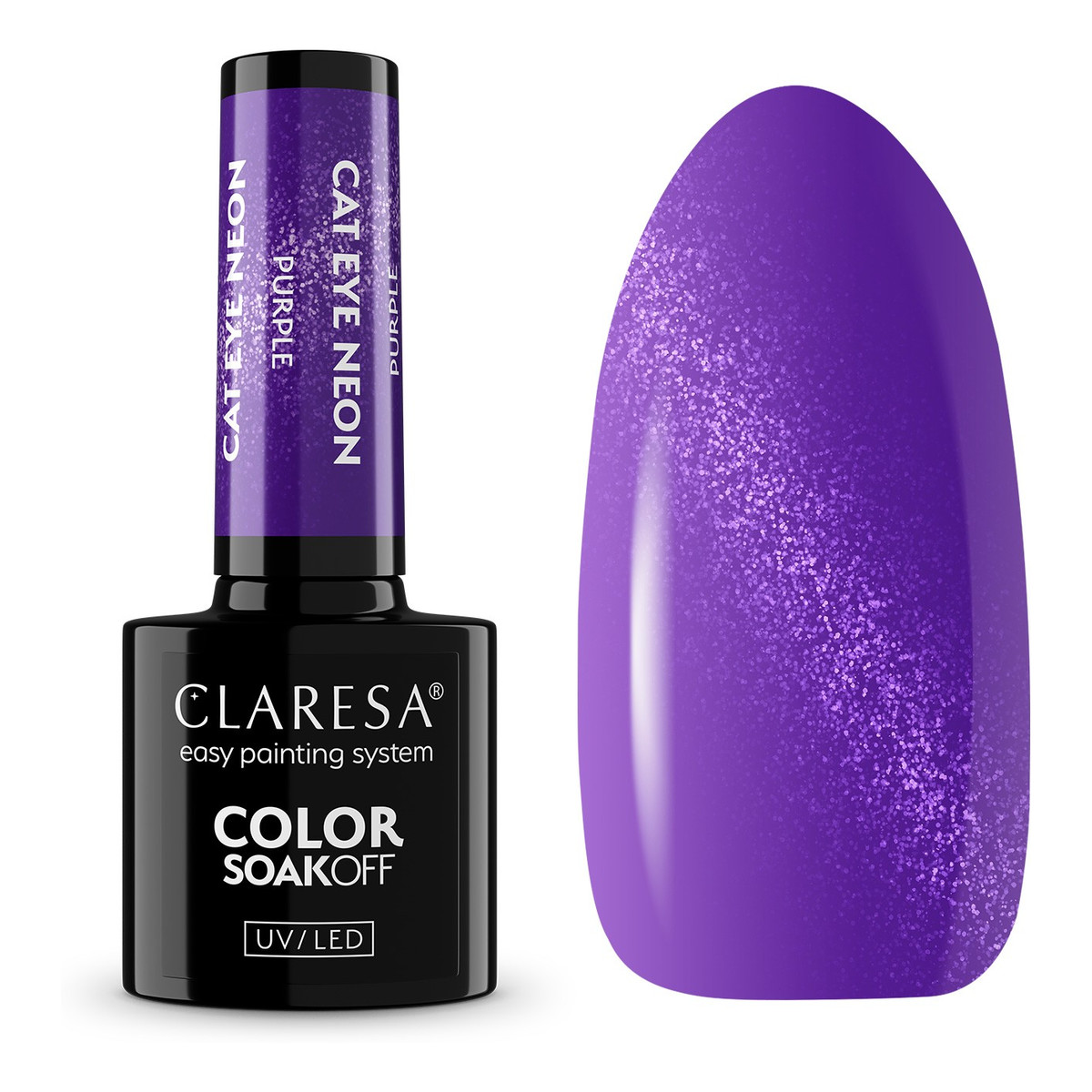 Claresa Cat Eye Neon Lakier Hybrydowy 5g
