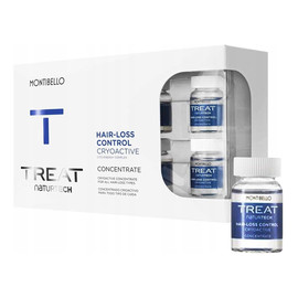 Treat naturtech hair-loss control cryoactive concentrate krioaktywny koncentrat przeciw wypadaniu włosów 10x7ml