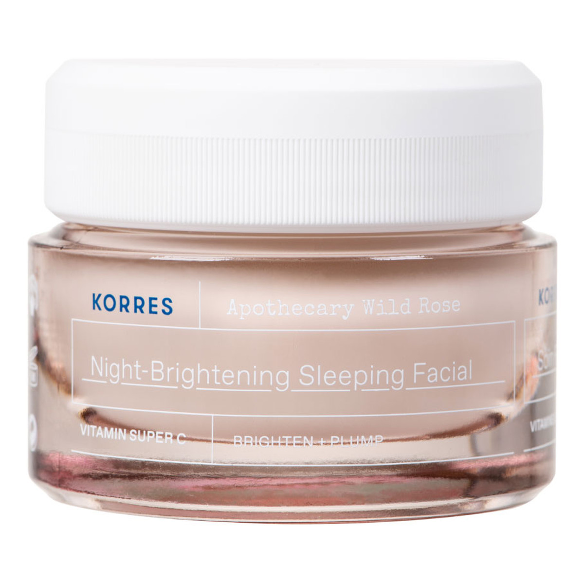 Korres Apothecary Wild Rose Night-Brightening Sleeping Facial rozświetlający Krem do twarzy na noc 40ml