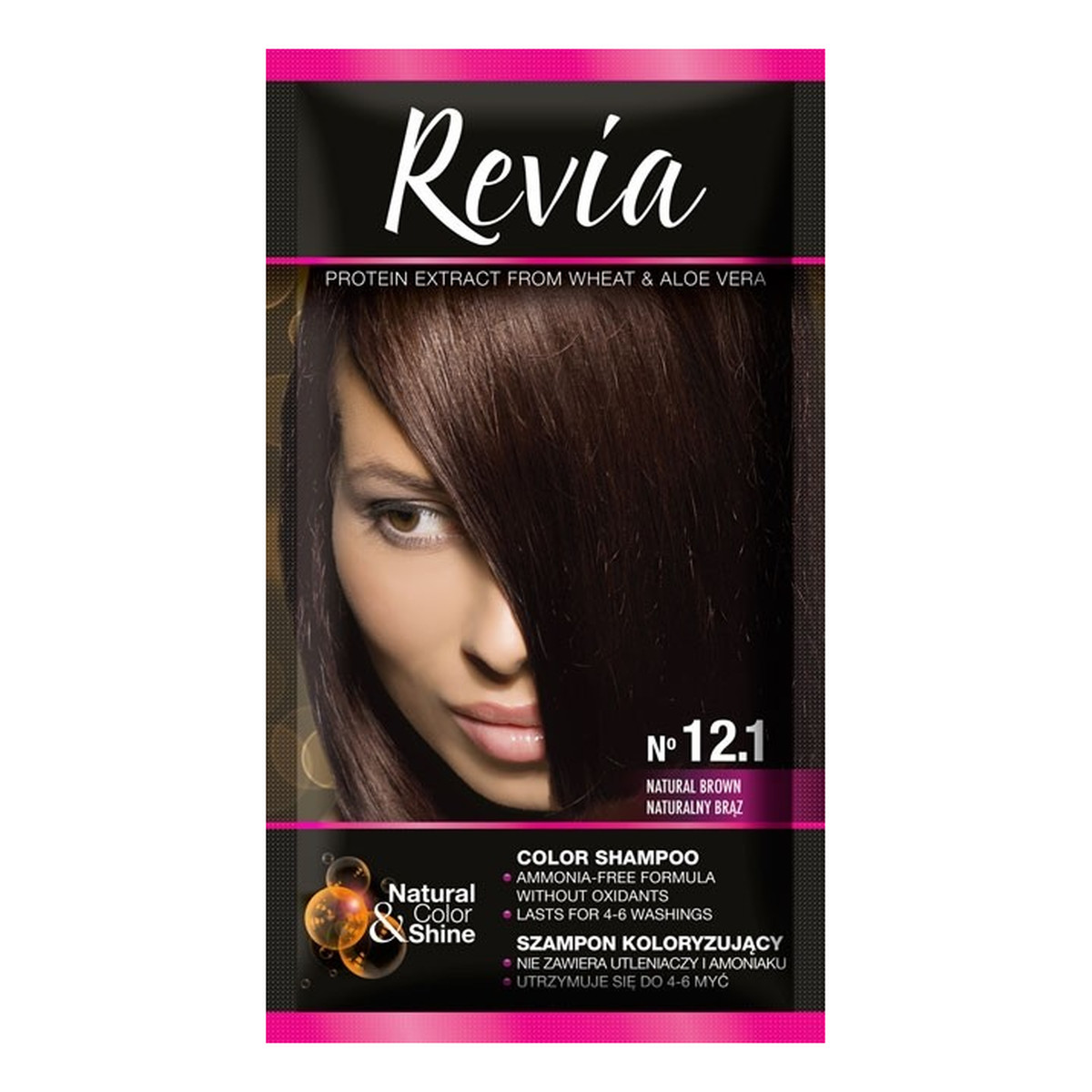 Revia Natural Color&Shine Szampon Koloryzujący 35ml