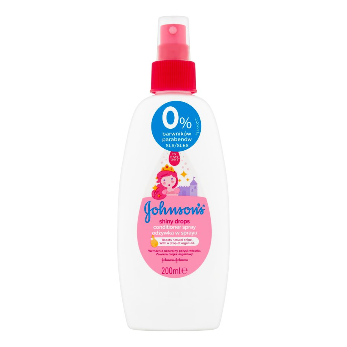 Johnson & Johnson Baby Shiny Drops Odżywka w sprayu do włosów dla dzieci 200ml