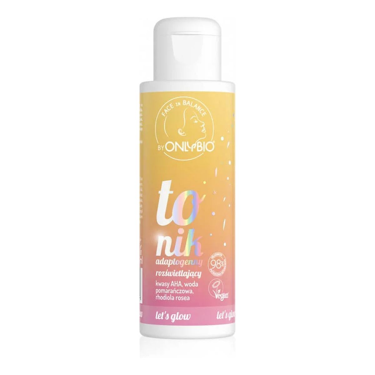 OnlyBio Face in Balance Tonik do twarzy adaptogenny rozświetlający 100ml