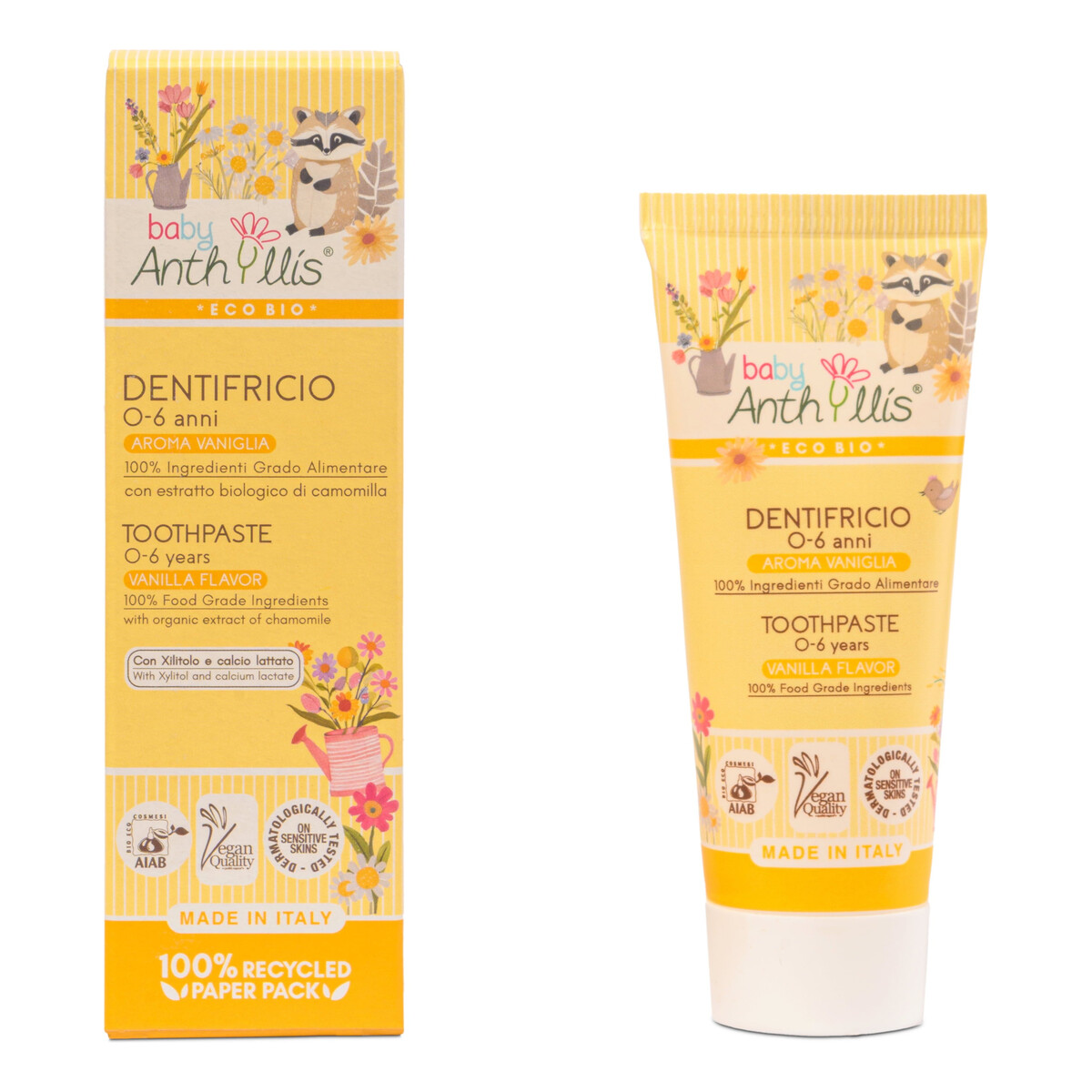 Anthyllis Pasta do zębów 0-6 lat 75ml