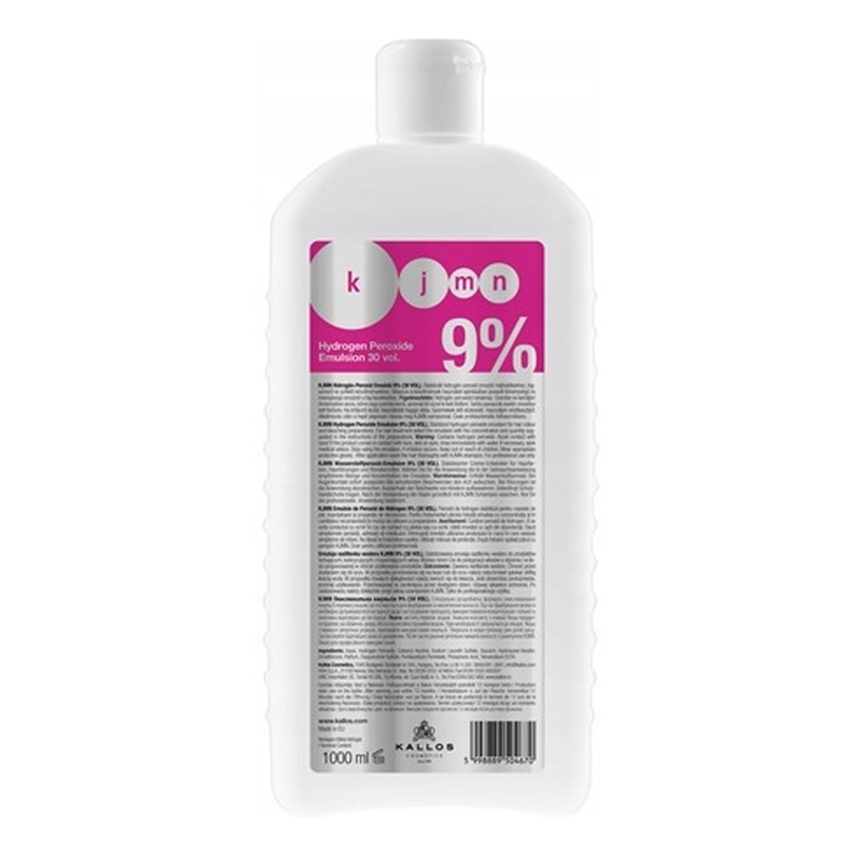 Kallos KJMN Utleniacz - woda utleniona Peroxid 9% 1000ml