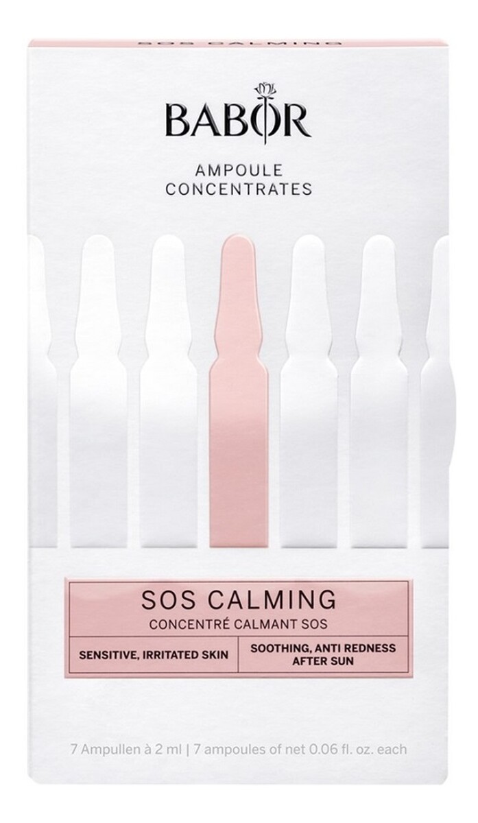 Sos calming ampułki do skóry wrażliwej 7x
