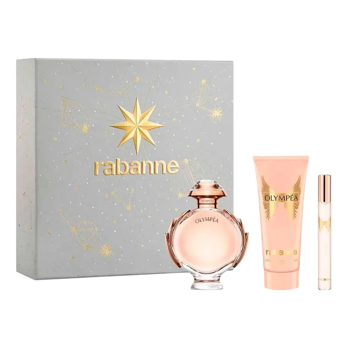 Paco Rabanne Olympea Zestaw woda perfumowana spray 80ml + balsam do ciała 100ml + woda perfumowana 10ml