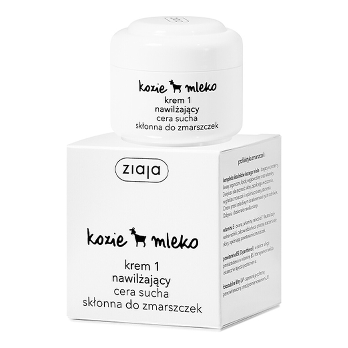 Ziaja Kozie Mleko Krem 1 Nawilżanie Do Cery Suchej i Skłonnej Do Zmarszczek 50ml
