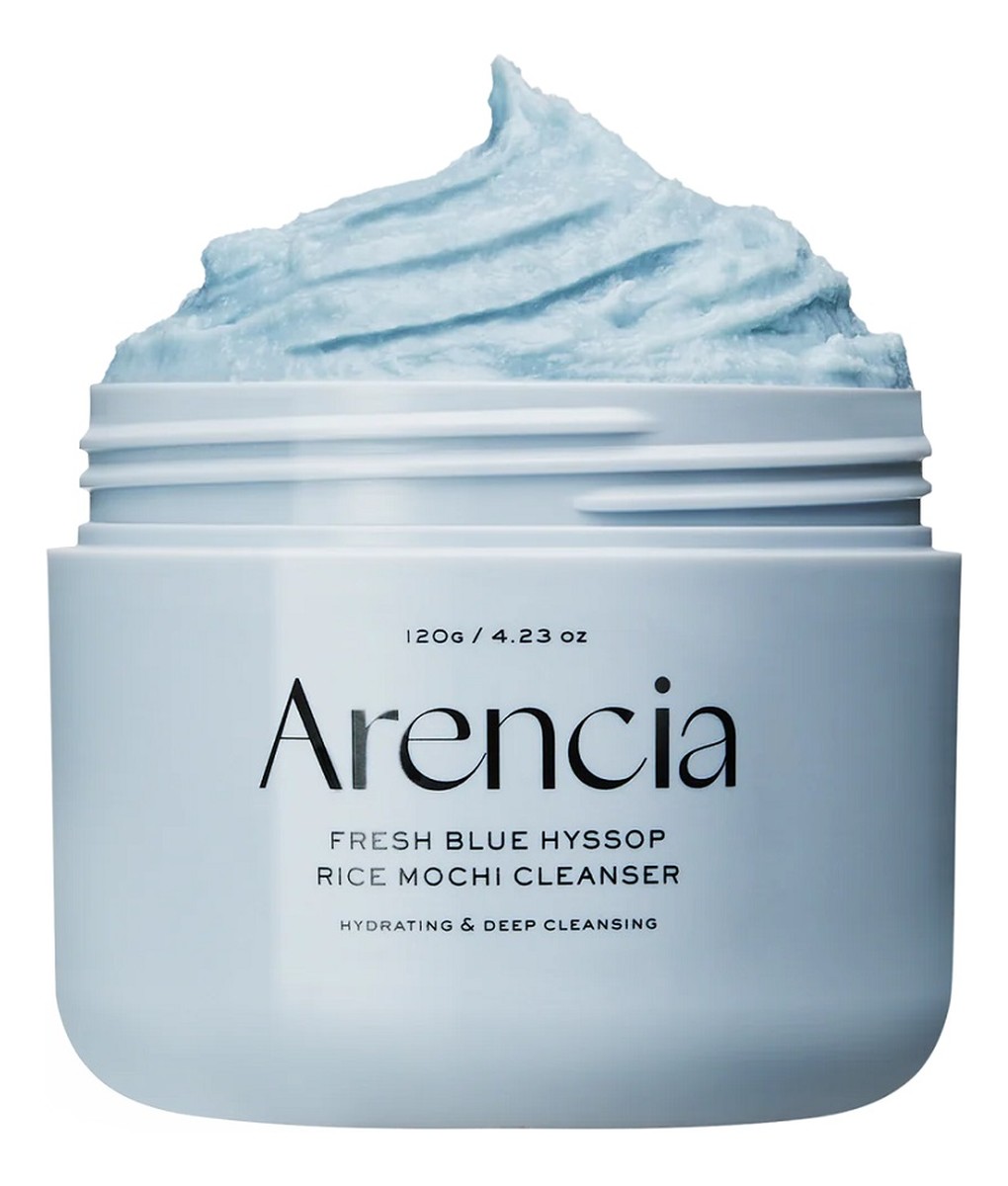 Fresh blue hyssop rice mochi cleanser pasta oczyszczająco-nawilżająca