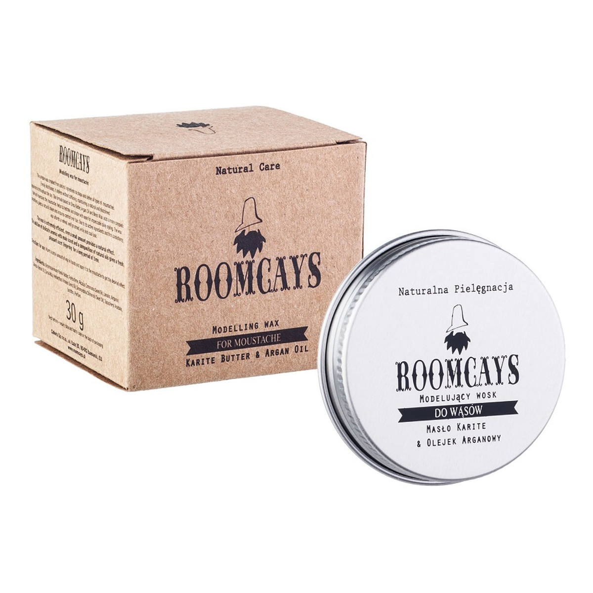 Roomcays Modelujący wosk do wąsów i brody 30g