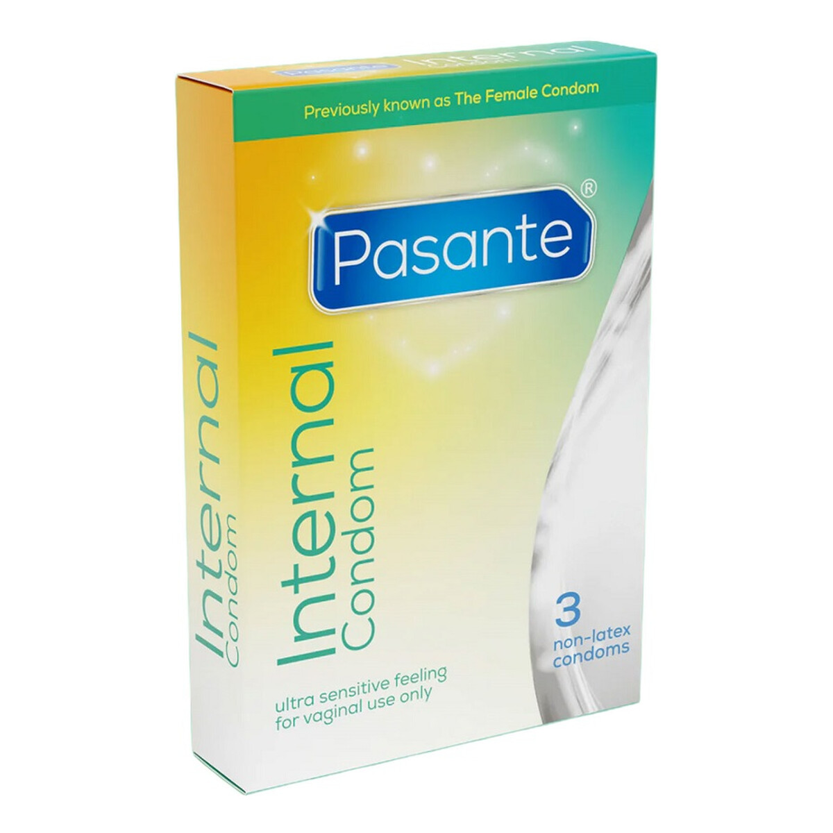 Pasante Internal condom nielateksowe prezerwatywy dla kobiet 3szt