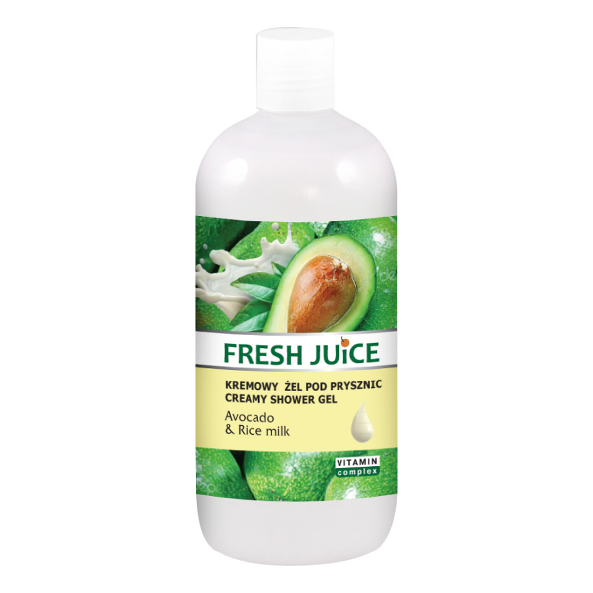 Fresh Juice Avocado & Rice Milk Kremowy Żel Pod Prysznic 500ml