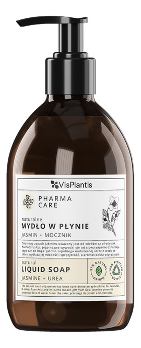 Naturalne mydło w płynie Jaśmin + Mocznik