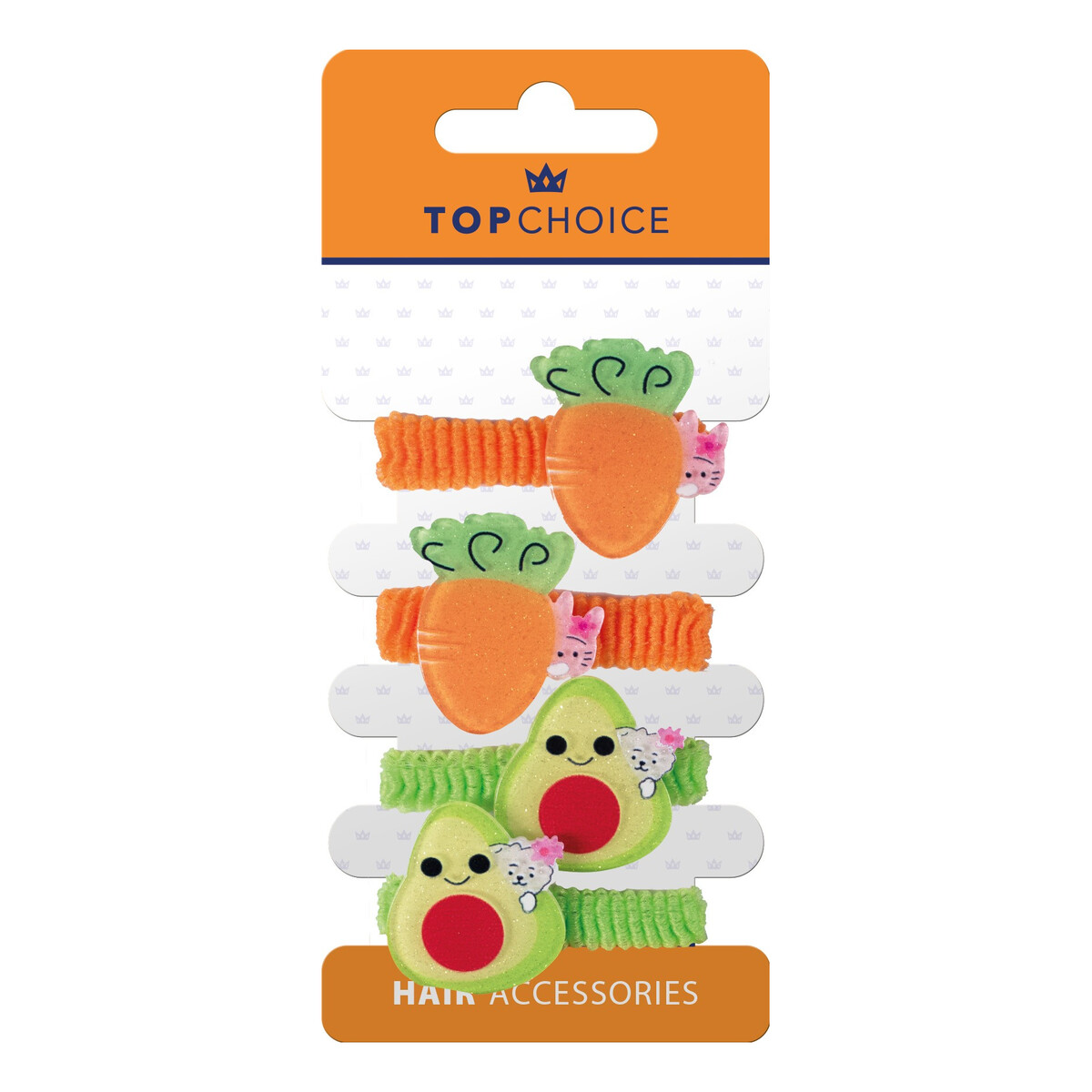 Top Choice Frotki do włosów (26591) - 4szt