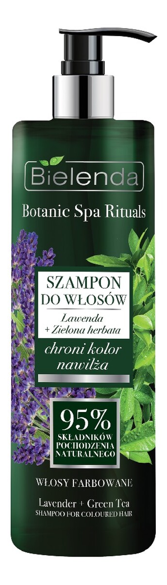 Botanic spa rituals szampon do włosów farbowanych lawenda + zielona herbata