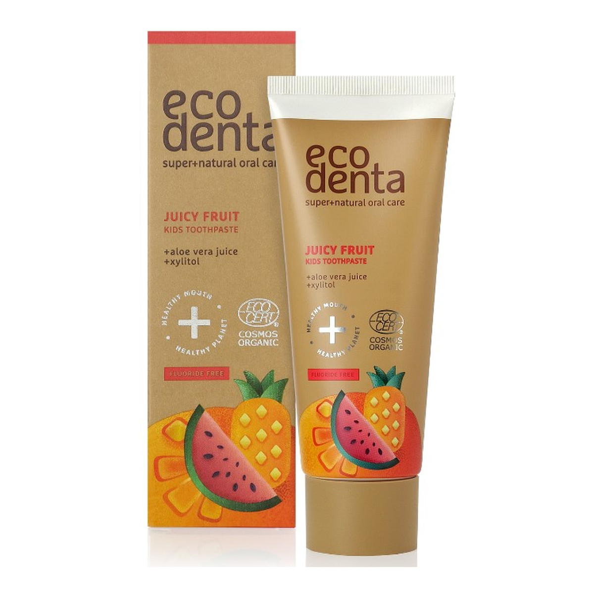 Ecodenta COSMOS Owocowa pasta do zębów dla dzieci 75ml
