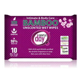 Bamboo intimate wipes chusteczki do higieny intymnej eco 10szt