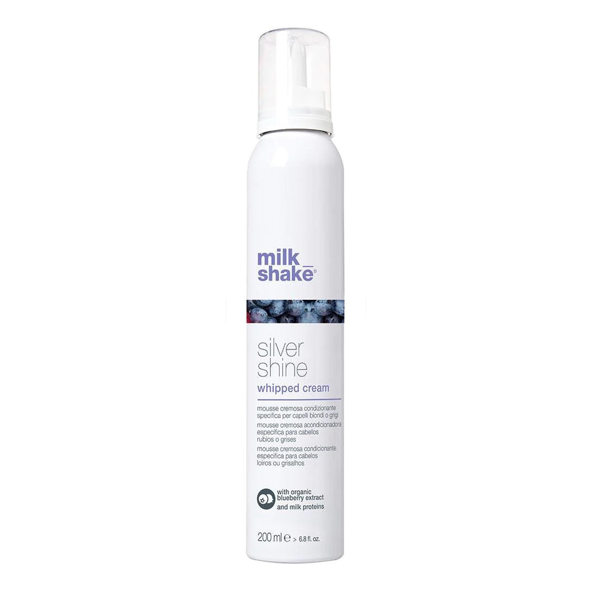 Milk Shake Silver Shine Whipped Cream odżywka bez spłukiwania niwelująca żółte odcienie 200ml
