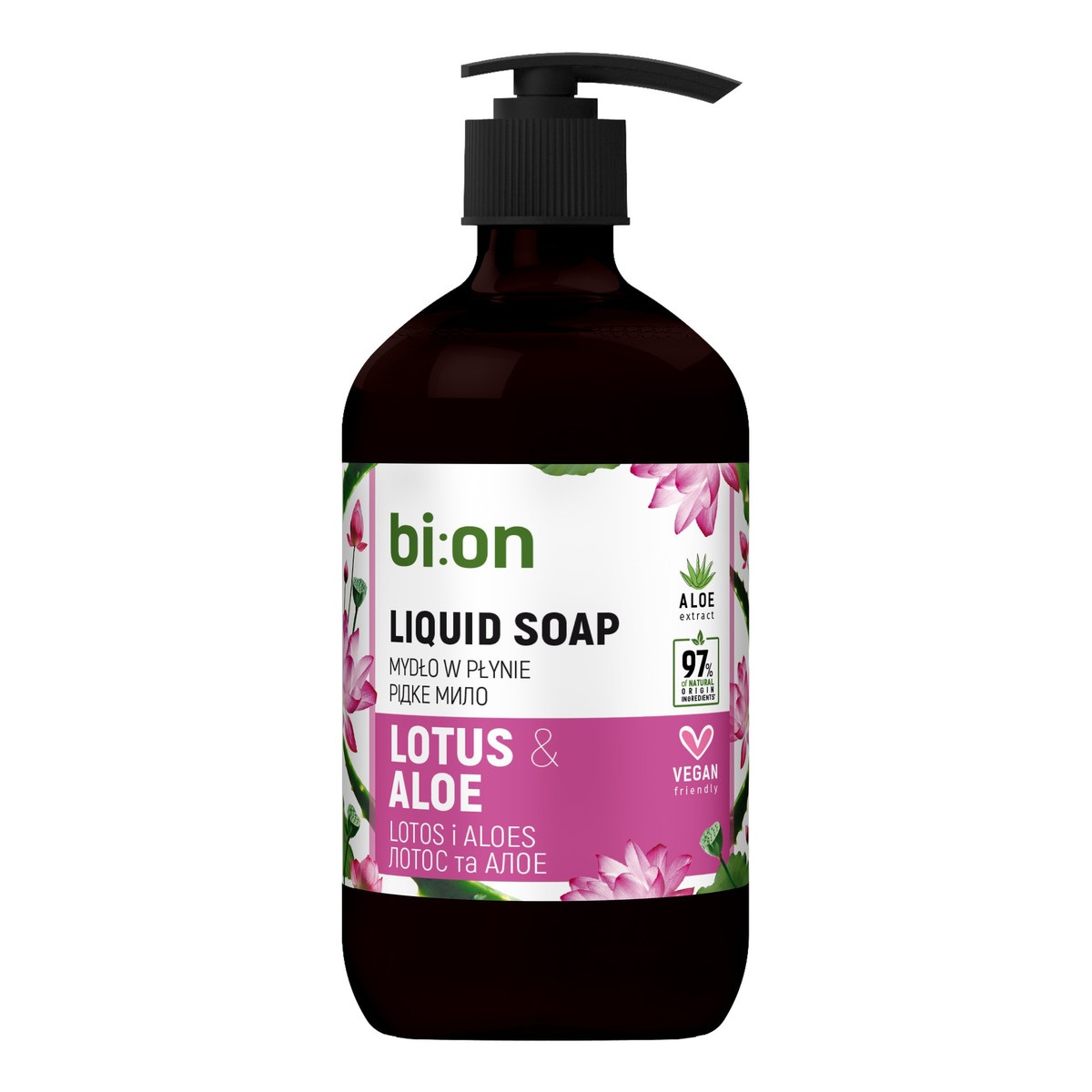 Bio Naturell Kremowe mydło w płynie z pompką Lotos i Aloes 473ml