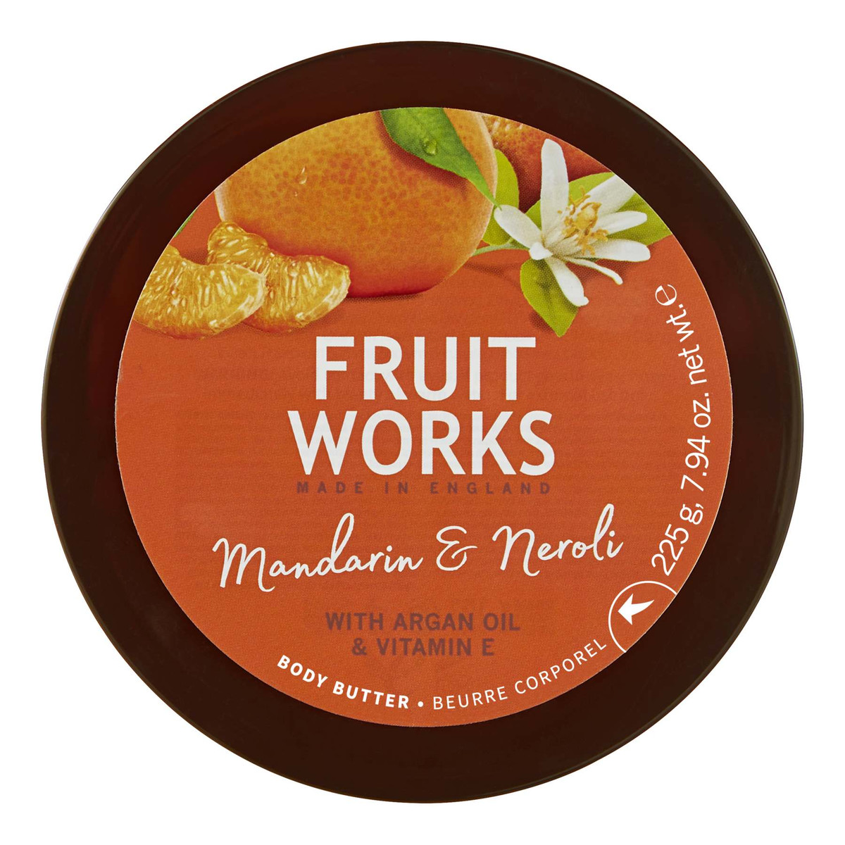 Grace Cole Fruit Works masło do ciała Mandarynka & Neroli 225ml