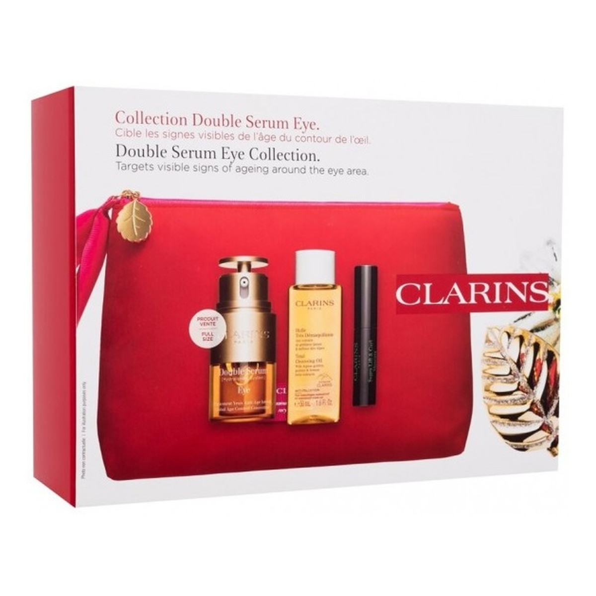 CLARINS DOUBLE SERUM EYE COLLECTION Zestaw double serum eye serum pod oczy 20ml + total