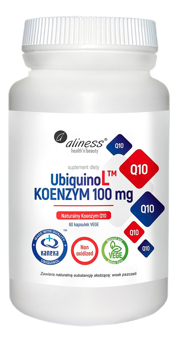 Ubiquinol™ kaneka naturalny koenzym 100mg suplement diety 60 kapsułek