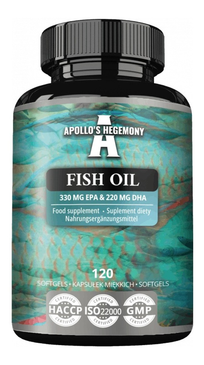 Fish oil suplement diety 120 kapsułek