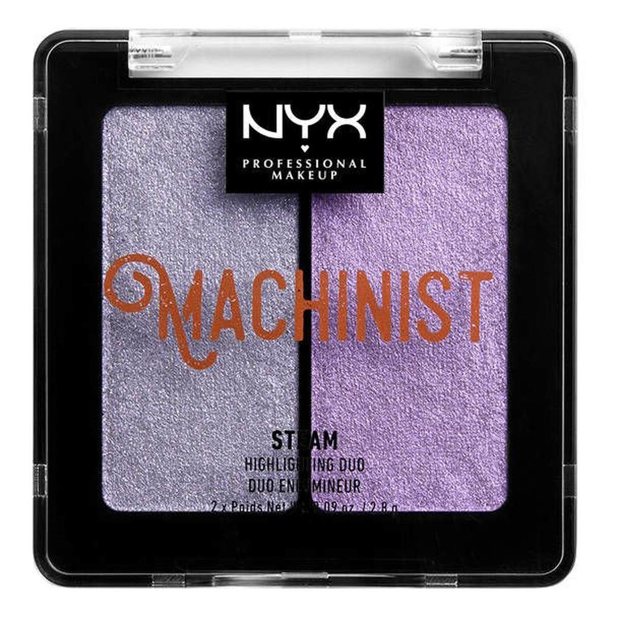 NYX Machinist podwójny rozświetlacz do policzków 2x2.8g 5.6g