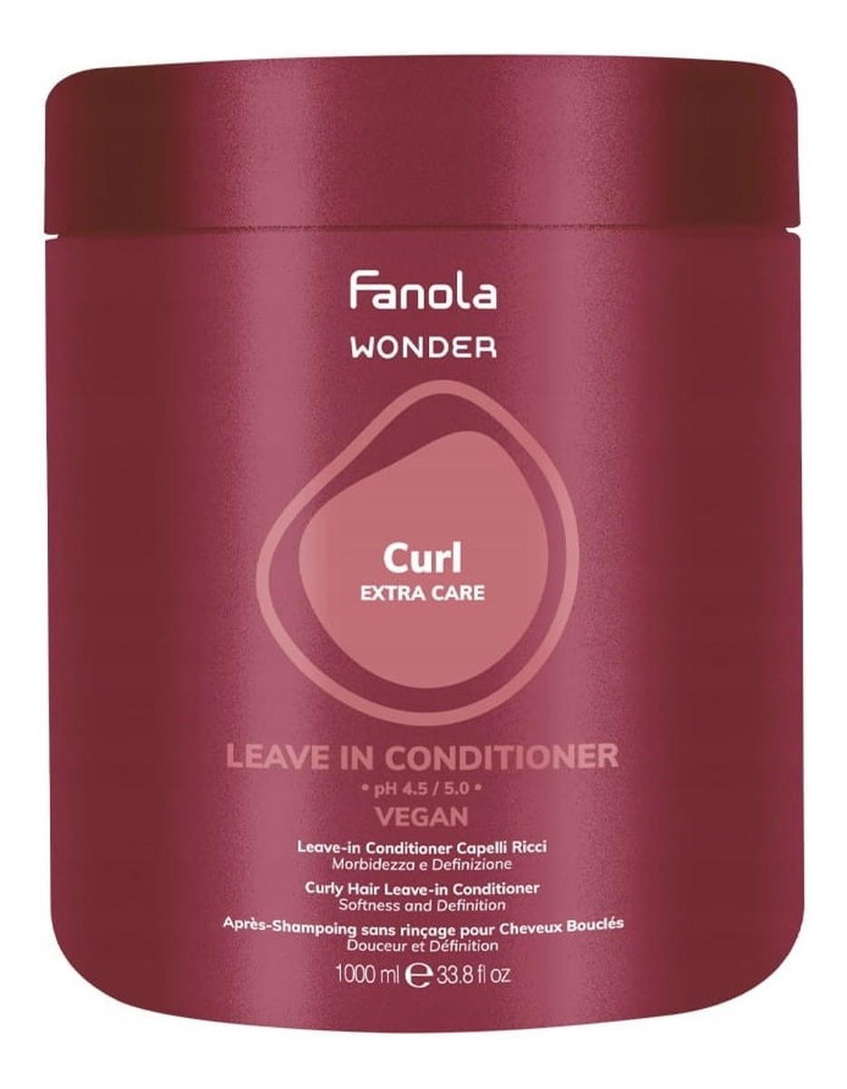 Wonder curl extra care odżywka do włosów kręconych bez spłukiwania