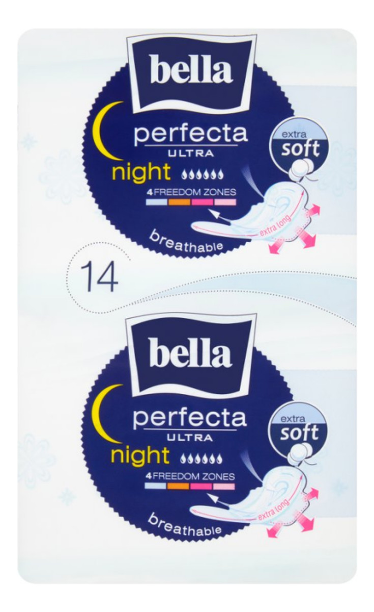 Ultra Night Extra Soft Podpaski higieniczne 14 sztuk