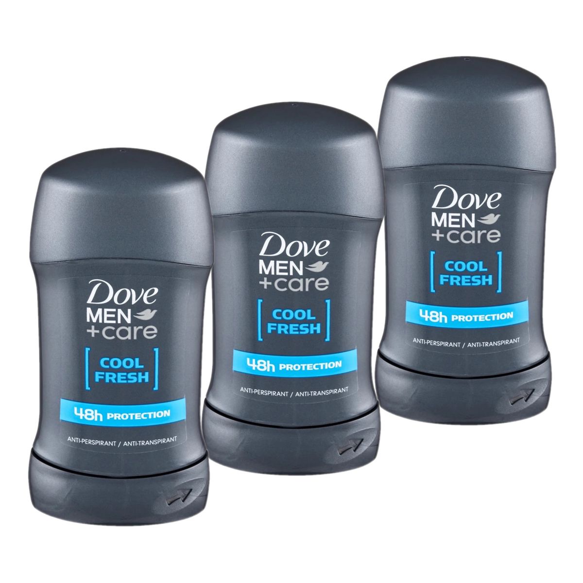 Dove Men+Care Cool Fresh 48h Antyperspirant sztyft męski 3szt.